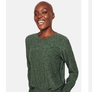 Outdoor Voices Green Cloudknit l/s